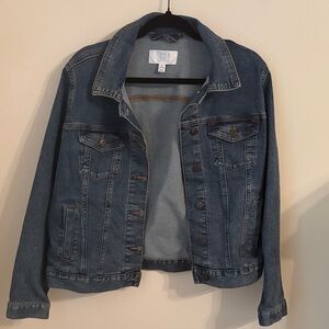 Time and Tru Classic Blue Jean Jacket